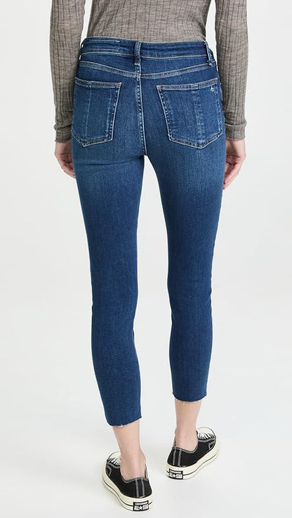 Rag &amp; Bone High-Rise Skinny Ankle Jeans - /Blue - 30