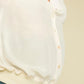 Reconnect Barbican Long Sleeve Stretch Hem Silk Maternity Blouse - /Off-White - LM