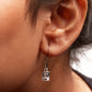 Haus of Brilliance .925 Sterling Silver 3.0 Cttw Emerald Cut White Topaz Solitaire Dangle Earring - AAA Quality