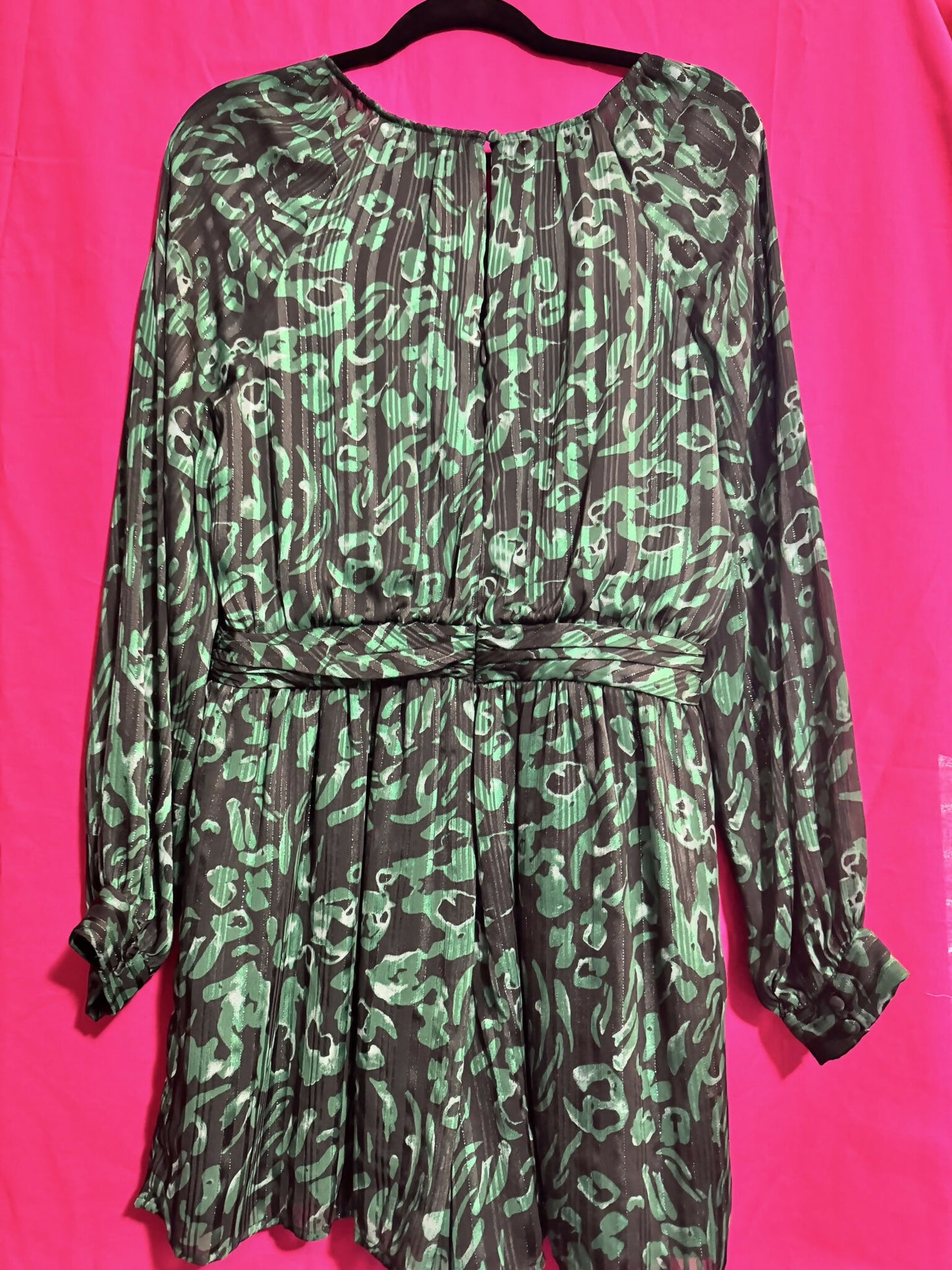 Ali & Jay Long Sleeve Romper - Multi - Green/Pine PIN - L