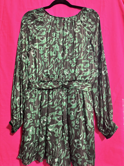 Ali &amp; Jay Long Sleeve Romper - Multi - Green/Pine PIN - L