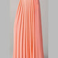 Tibi Pleated Silk Maxi Skirt - Coral Pink - 8