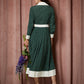 Costume Pleated Midi Dress