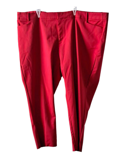 Eloquii Gena Fiit Kady Pant/Red- Size 28