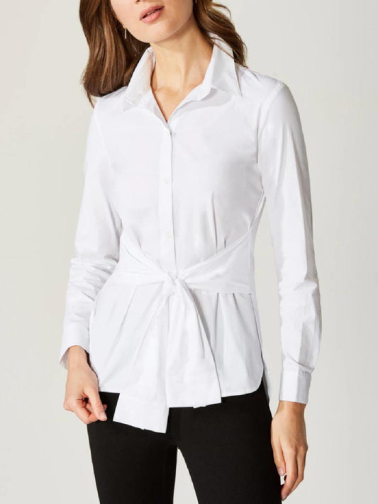 Bailey 44 Hold Me Tight Tie Button-Down Shirt - /White