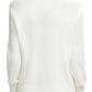 French Connection Mock Neck Blouson Sleeve Sweater - /White - S