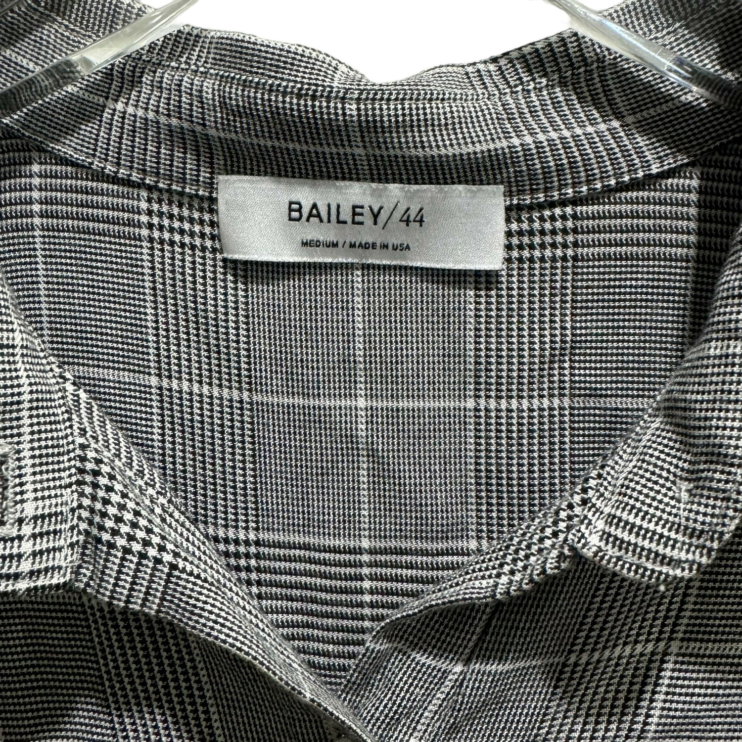 Bailey 44 Hold Me Tight Tie Button-Down Shirt - Plaid - Gray Multi/Plaid - M