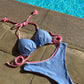 Lubyswim Daiane Handmade Brazilian Swimsuits Set / L