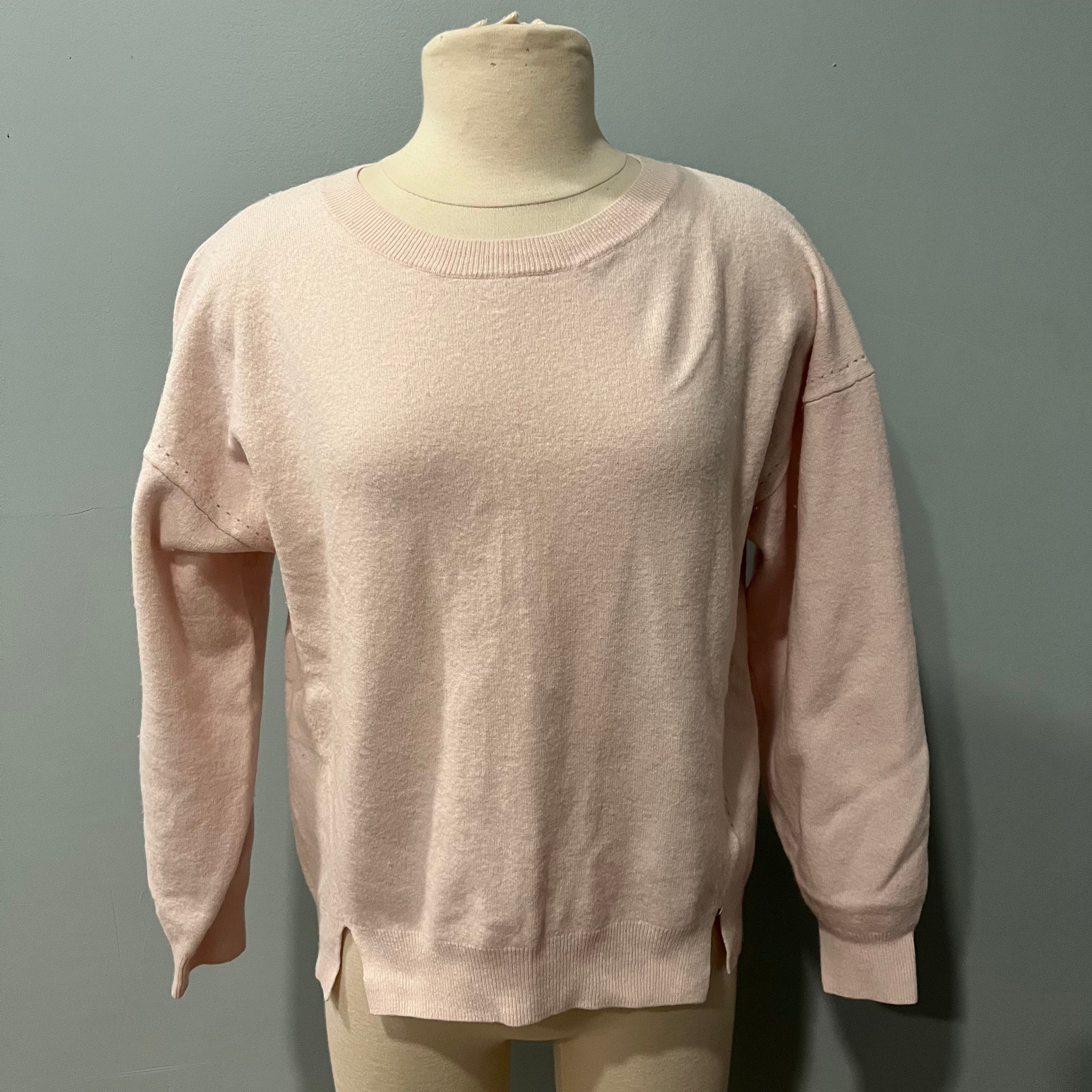 Joie Wool Split Hem Pullover - /Pink