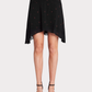 IRO Curved Hem Mini Skirt