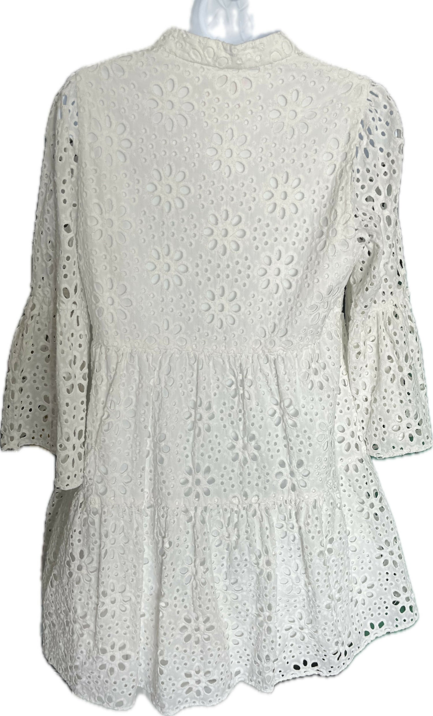 Lilly Pulitzer Hazelanne Eyelet Tiered Dress White - 6