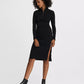 Rag & Bone Laila Zip Midi Dress - Black