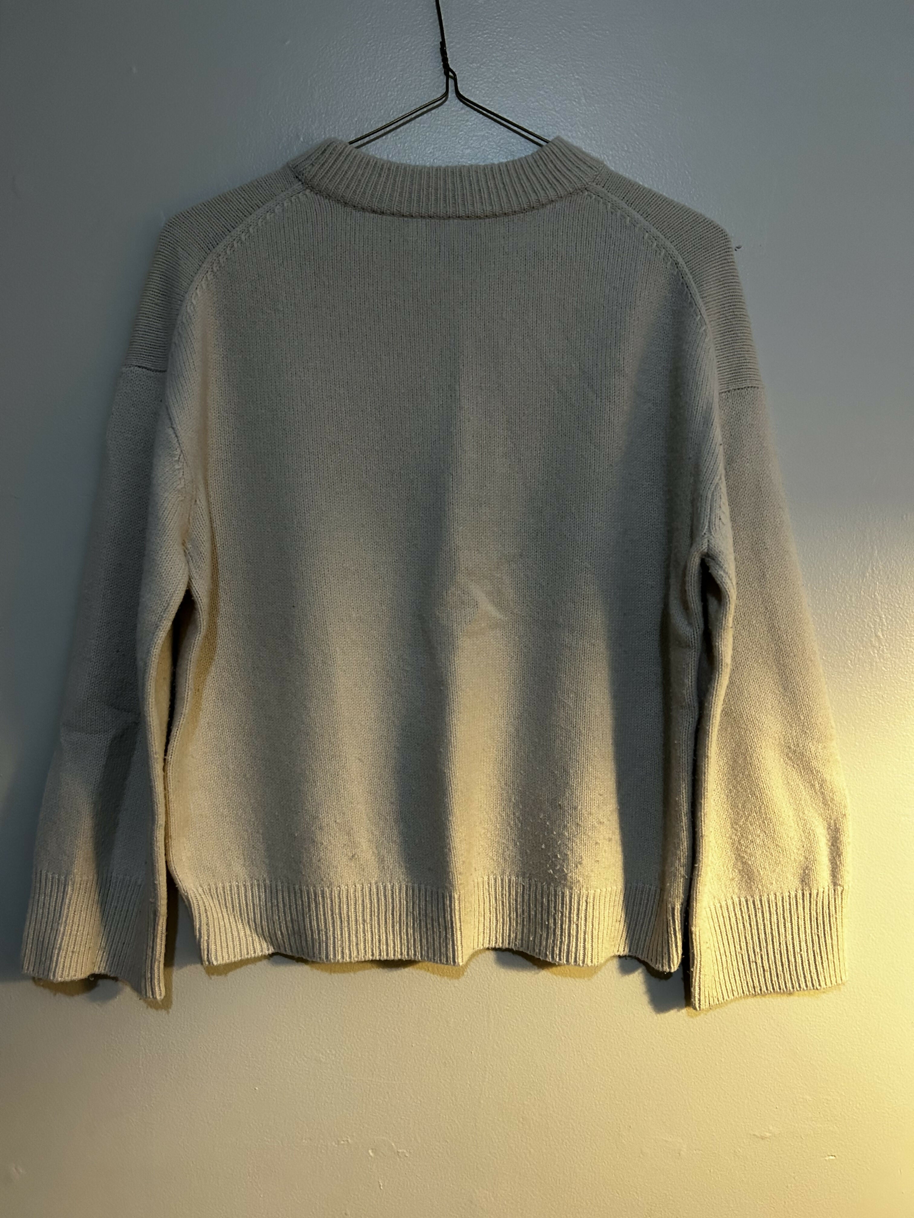 White + Warren Cashmere Blend Cozy Crewneck - /Beige - S