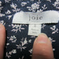 Joie Floral Gathered Waist Mini Dress Navy Size S