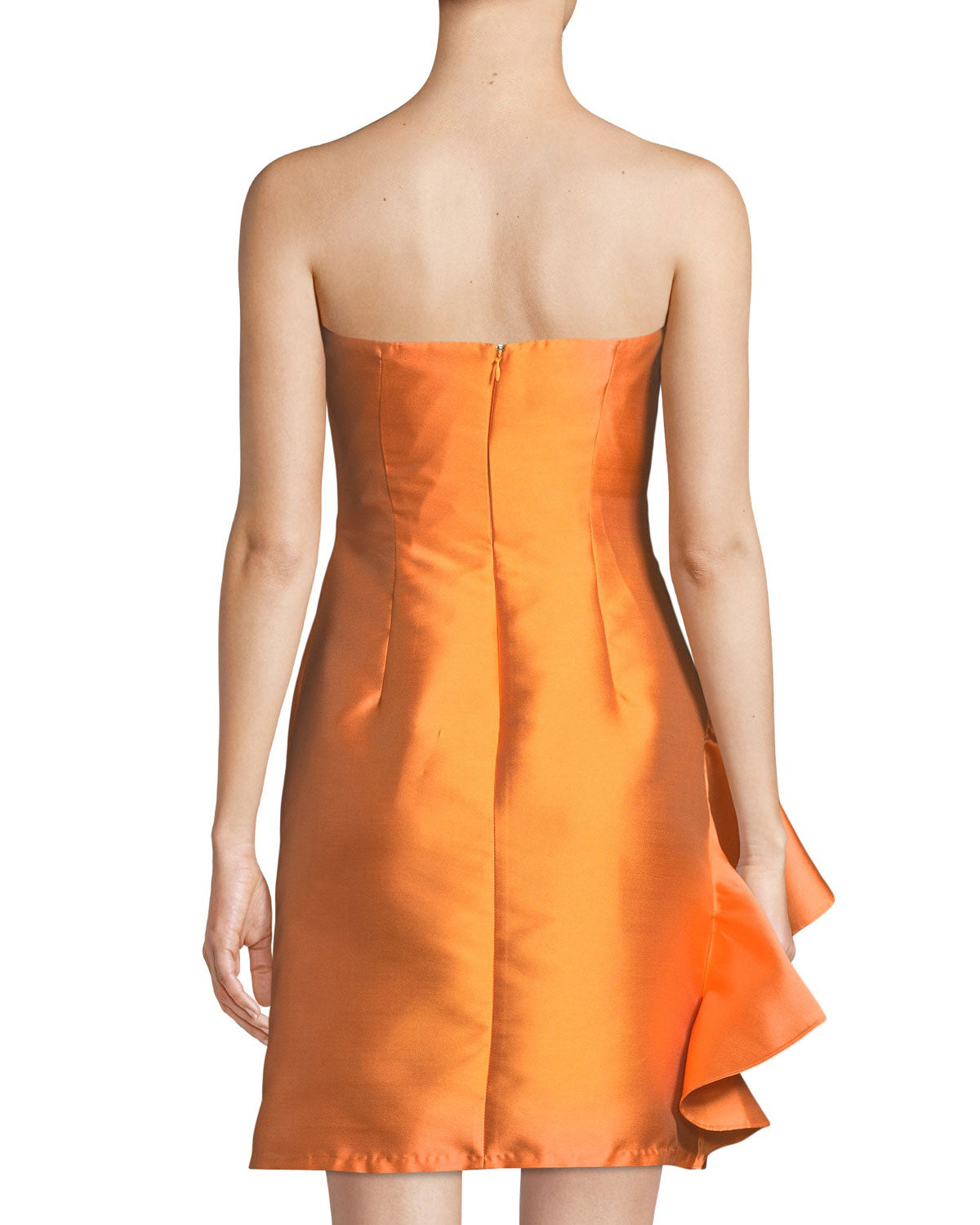 Sachin &amp; Babi Strapless Side-Ruffle Mini Dress