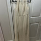 Halston Heritage Sleeveless Crew Neck Sheer-Insert Gown - White - 4