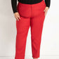 NWT Eloquii Gena Fiit Kady Pant/Red- Size 28