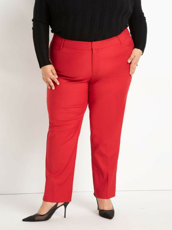 NWT Eloquii Gena Fiit Kady Pant/Red- Size 28