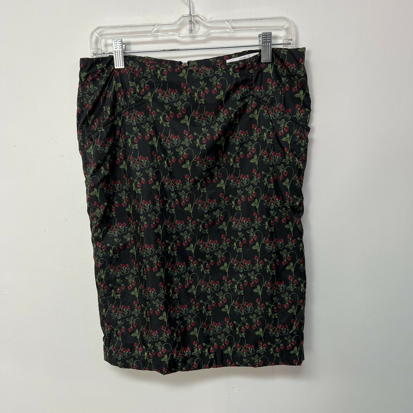 Roseanna Mid-Rise Floral Print Pencil Skirt - Floral - Black Multi/Red/Noir - 4