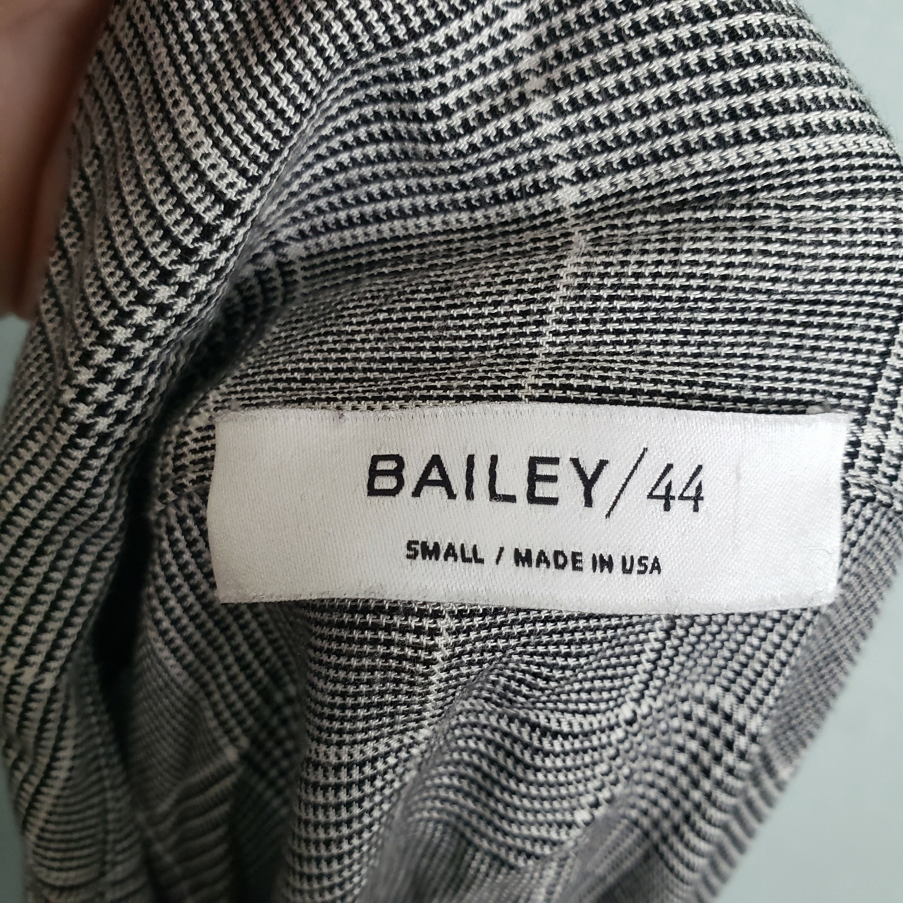 Bailey 44 Hold Me Tight Tie Button-Down Shirt - Plaid - Gray Multi/Plaid - S