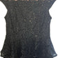 Gravitas Julia Lace Peplum Sheath Dress - Black - size 2