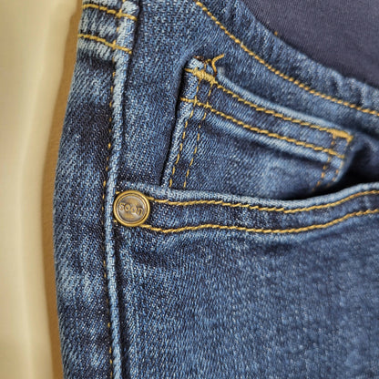 Soon Maternity Heavenly Overbelly Skinny Jeans - /Blue