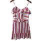 Parker Isadora Skater Dress - Stripes - Pink/Poolside Stripe - 8