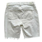 Paige Maternity Cropped Distressed Raw Hem shorts - /White - 28M