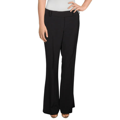 Rachel Zoe Mid-Rise Wool-Blend Flared Trousers - Black