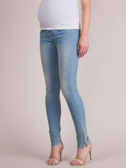 Seraphine Light Over Bump Maternity Jeans - Blue - 8M