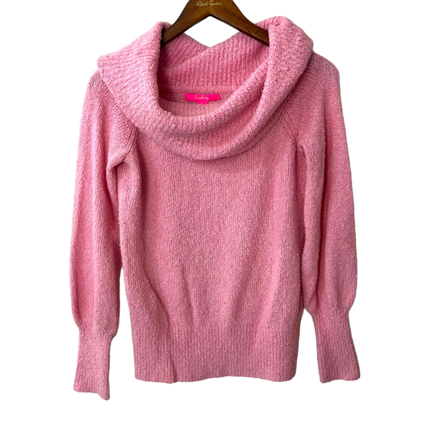 Lily PulitzerPink Barrymore Off Shoulder Sweater