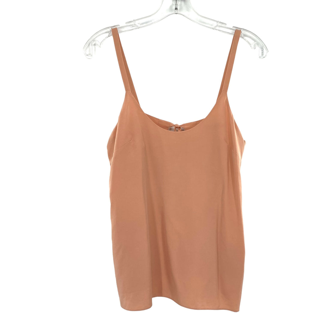 Tibi Sleeveless Scoop Neck Bow Tie-Back Cami - Pink - 2