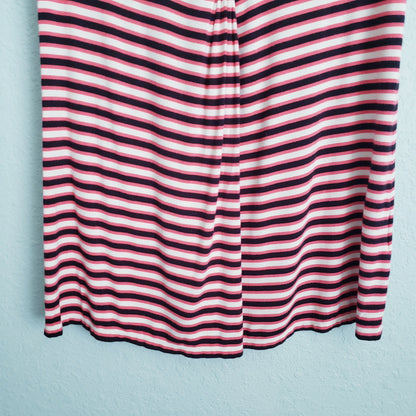 Rachel Zoe Maternity Knit Top - Stripes - Red Multi/Red/Beige Stripes - S