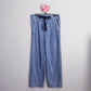 Rag & Bone High-Rise Canvas Belt Wide Leg Jeans - /Blue - 26