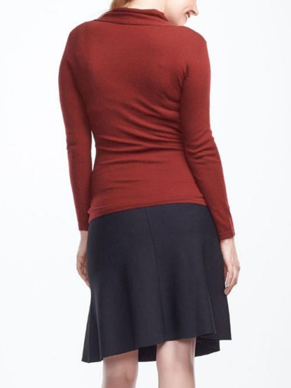 Soon Maternity Riley Maternity Knit Top - /Red