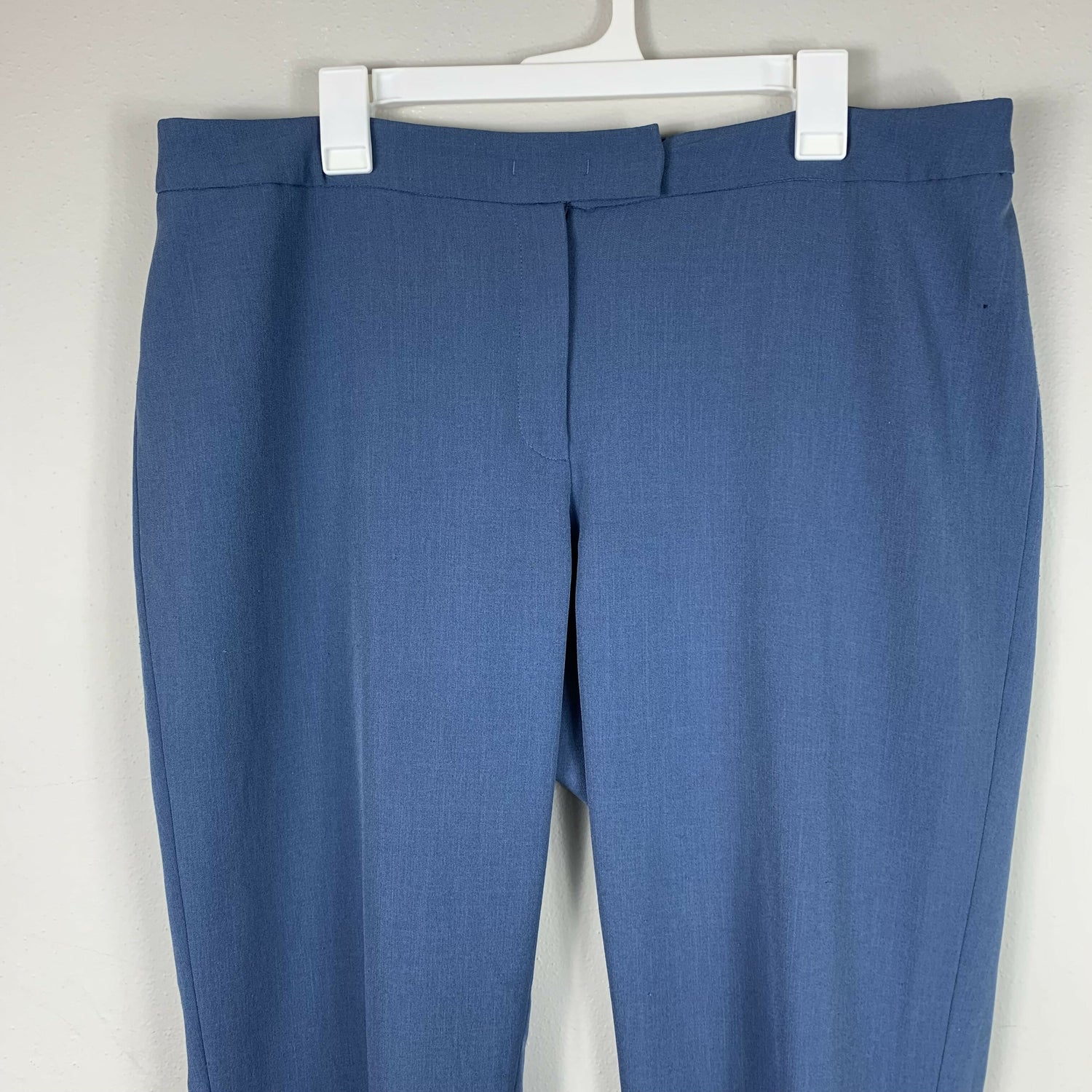 Anne Klein Crepe Slim Pants - Blue - 16