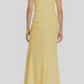 Aqua Off The Shoulder Evening Dress - /Yellow - 8