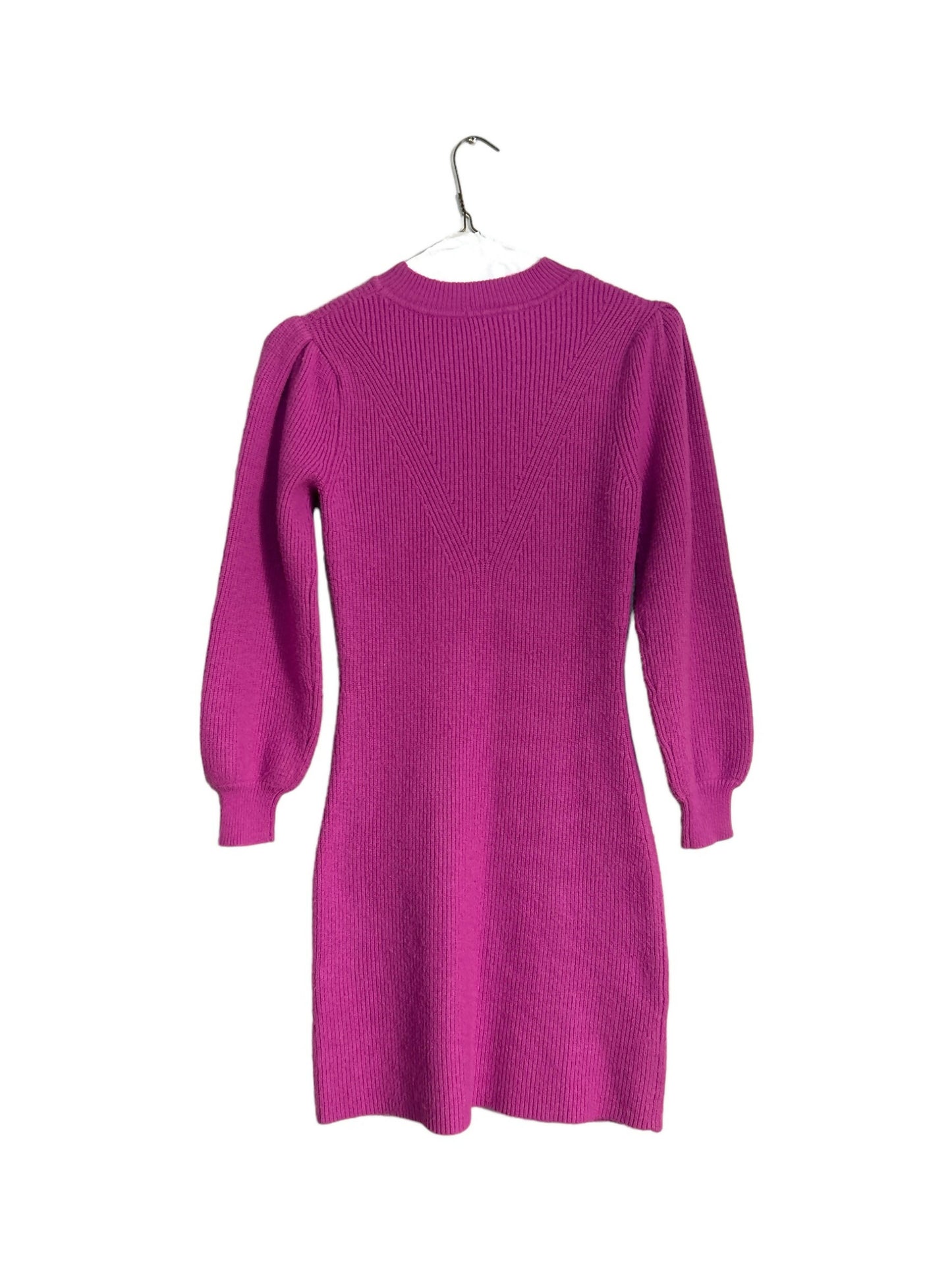 Donna Morgan Traci Puff Sleeve Sweaterdress-/Pink-XS