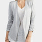 Tart 3/4 Ruched Sleeve Blazer - /Gray - L