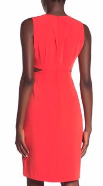 Trina Turk Side Cutout Sleeveless Mini Dress - /Orange