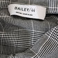 Bailey 44 Hold Me Tight Tie Button-Down Shirt-Plaid-Gray Multi/Plaid -Small