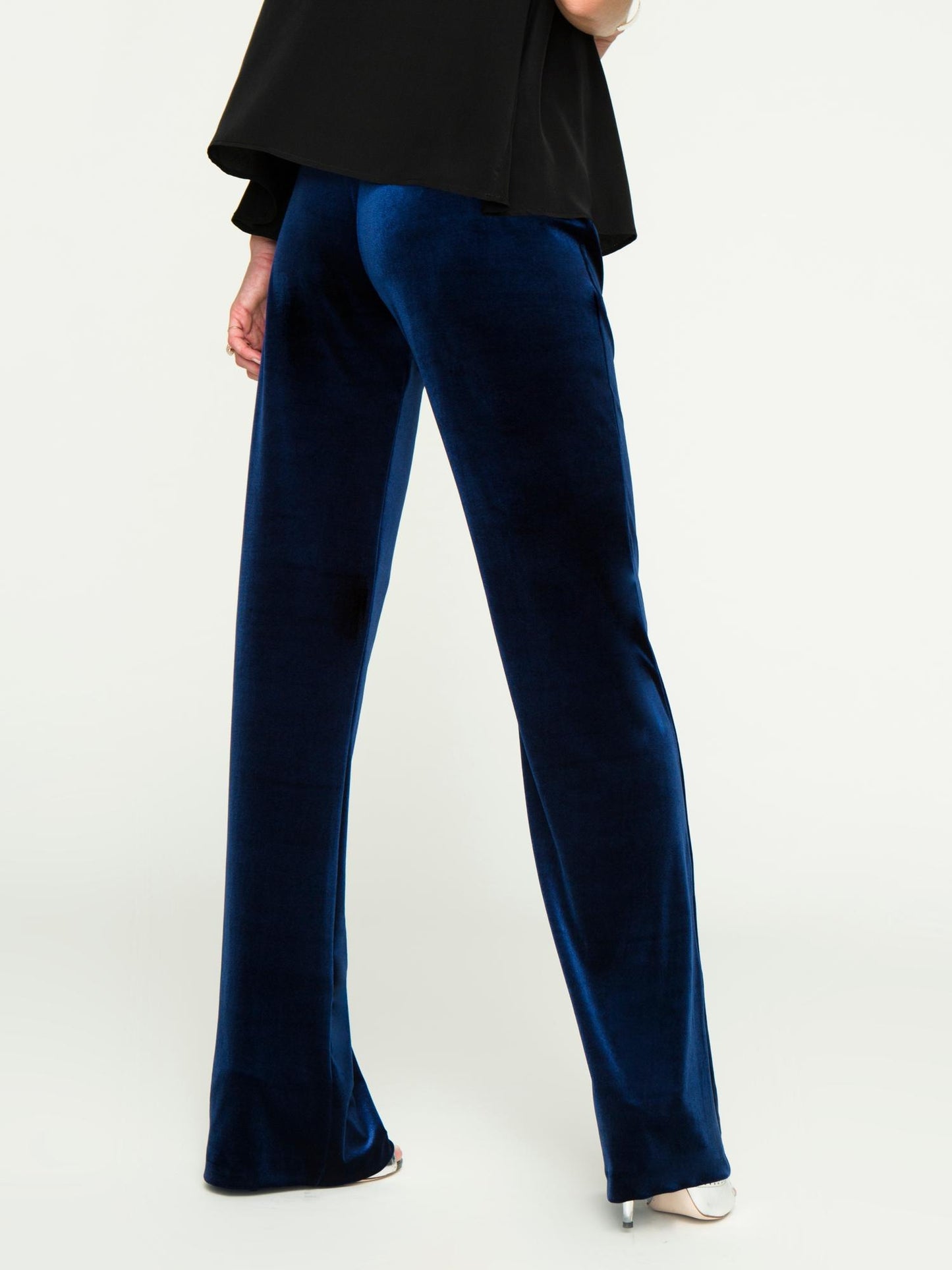 Reconnect Charlotte Straight Leg Velvet Maternity Velour Pants