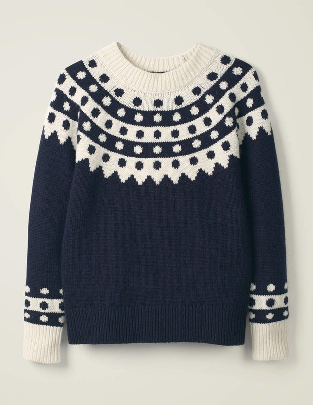 Boden Rhea Fair Isle Sweater