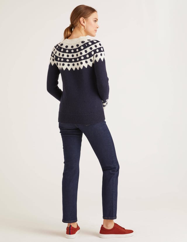 Boden Rhea Fair Isle Sweater