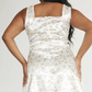 Princess Polly White Curve Satin Floral Lace Mini