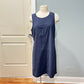 Brass Sleeveless Pop Shift Dress - /Navy - XL