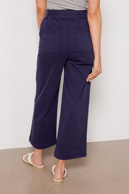 Michael Stars Kenya Wide Leg High Rise Pant - /Navy