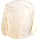 Farinaz Taghavi Long Sleeve Long Cuff Tailored Button Down Shirt- Beige- 8