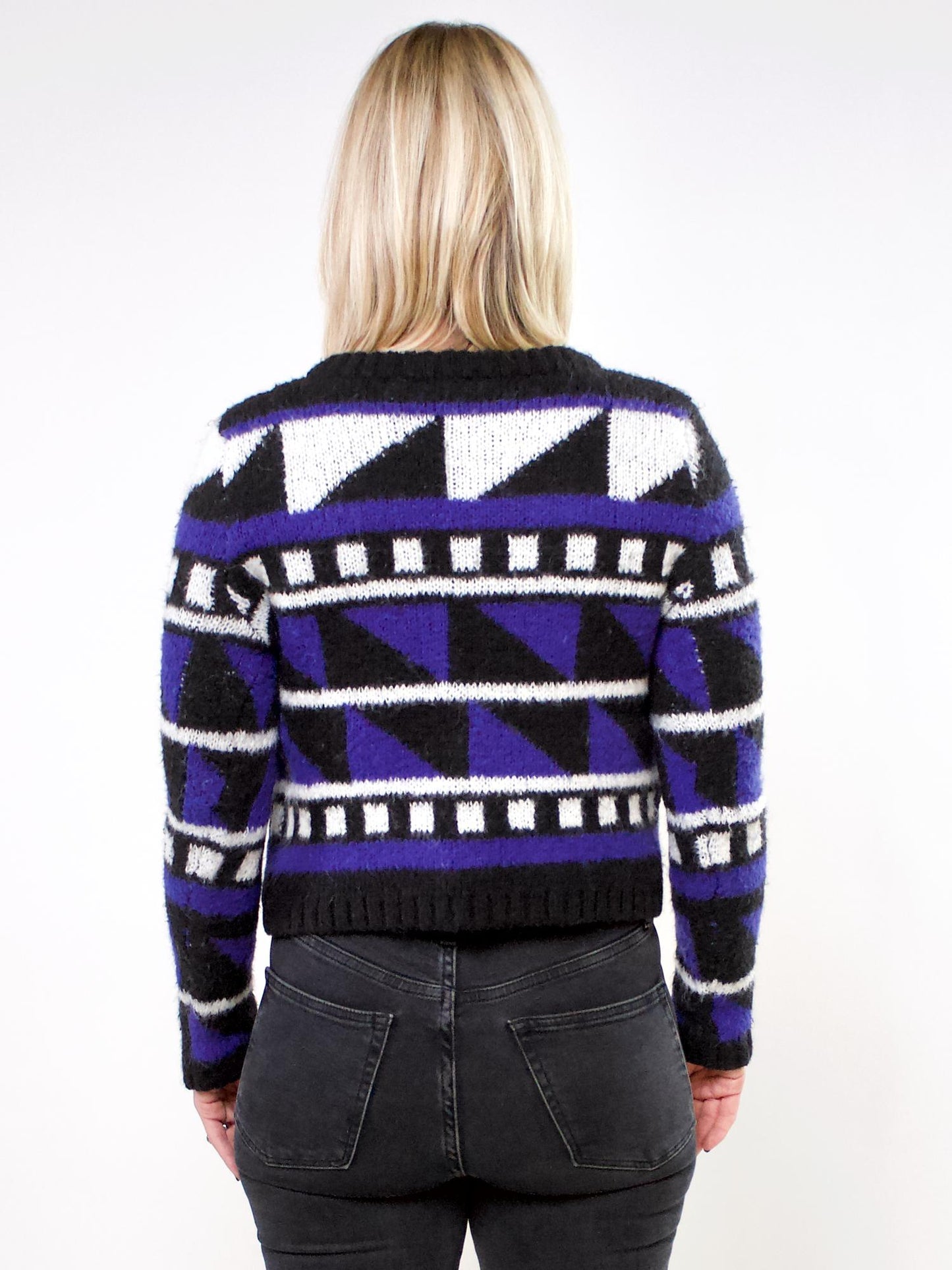 Hunter Bell Jasmine Cropped Wool Blend Sweater