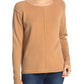 French Connection Long Sleeve Front Seam Sweater - Brown - L